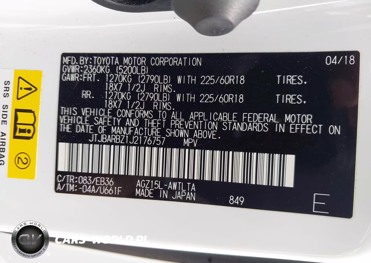 2018 Lexus Nx 300 F Sport VIN:JTJBARBZ1J2176757 - 9