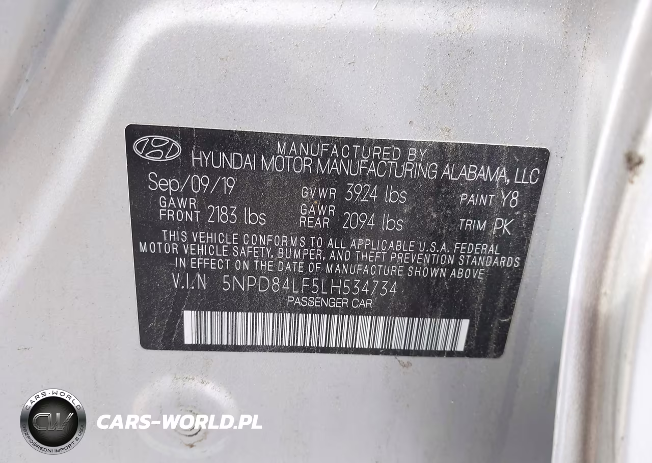 2020 Hyundai Elantra Sel VIN:5NPD84LF5LH534734 - 9
