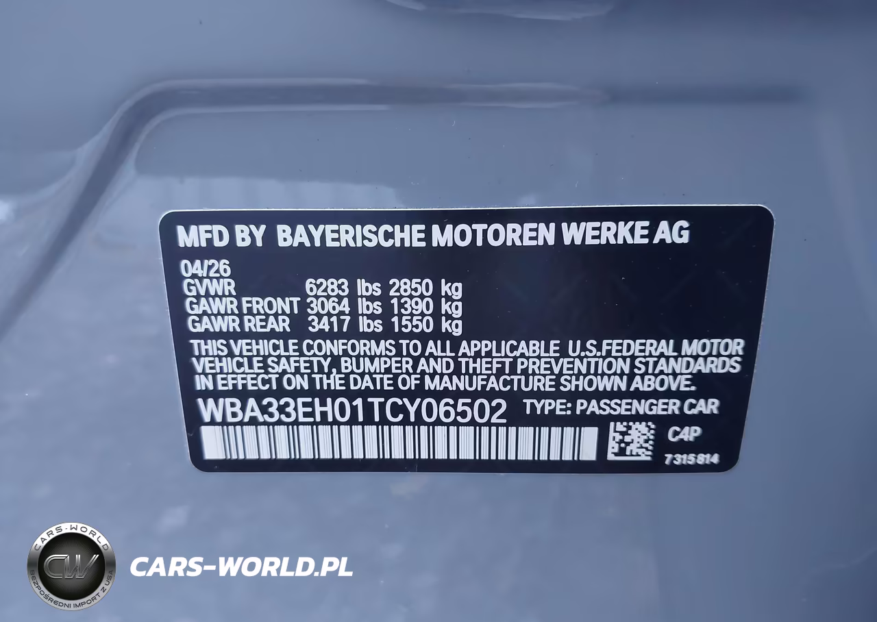2026 BMW 740I xDrive VIN:WBA33EH01TCY06502 - 9