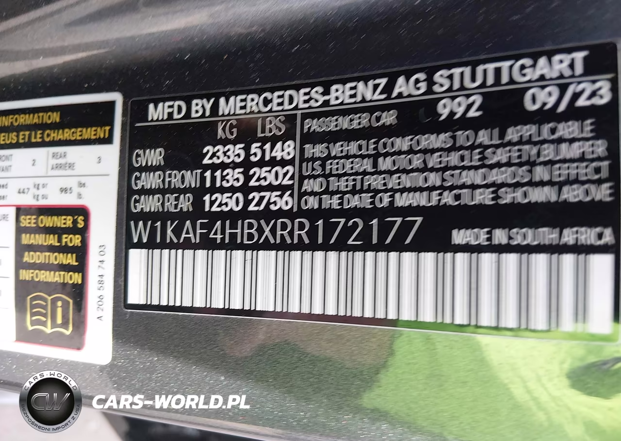 2024 Mercedes-Benz C 300 VIN:W1KAF4HBXRR172177 - 9