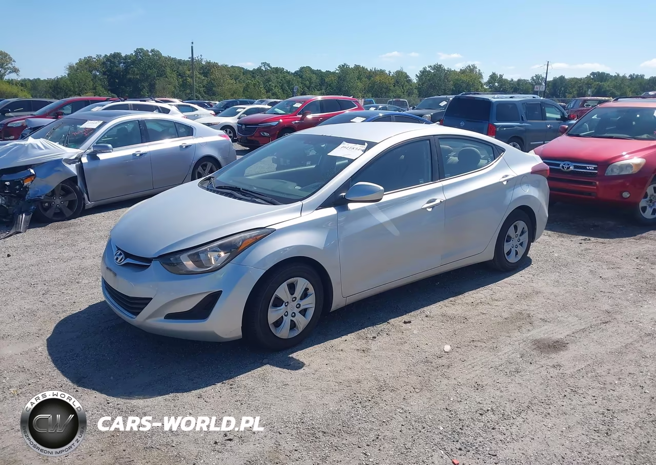 2016 Hyundai Elantra Se VIN:5NPDH4AEXGH663911 - 2
