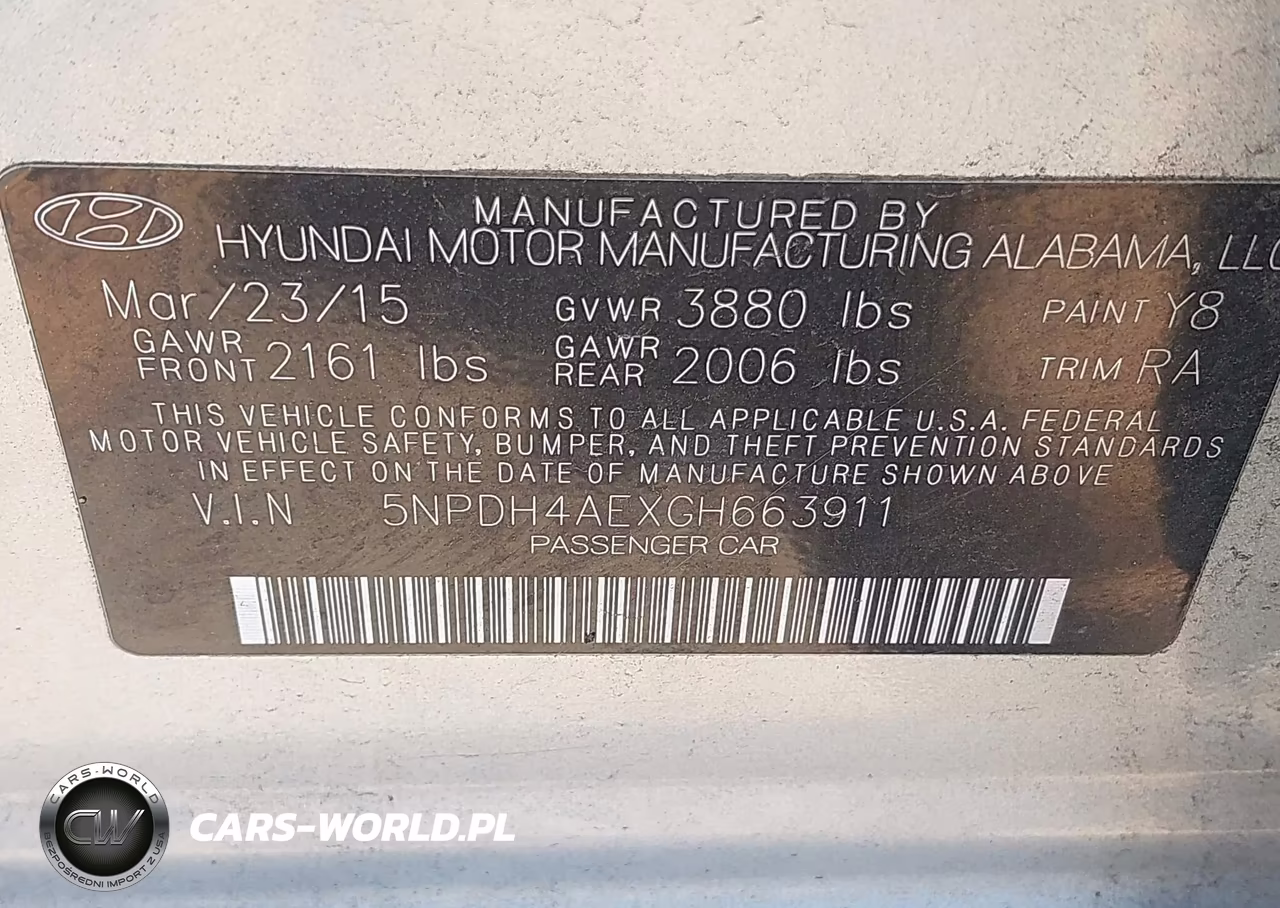 2016 Hyundai Elantra Se VIN:5NPDH4AEXGH663911 - 9