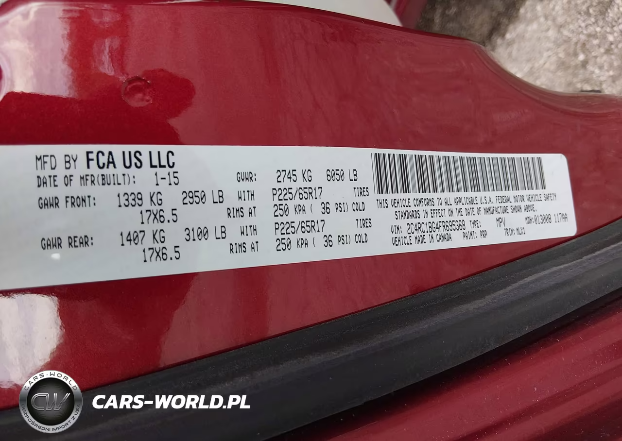 2015 Chrysler Town & Country Touring VIN:2C4RC1BG4FR695368 - 9