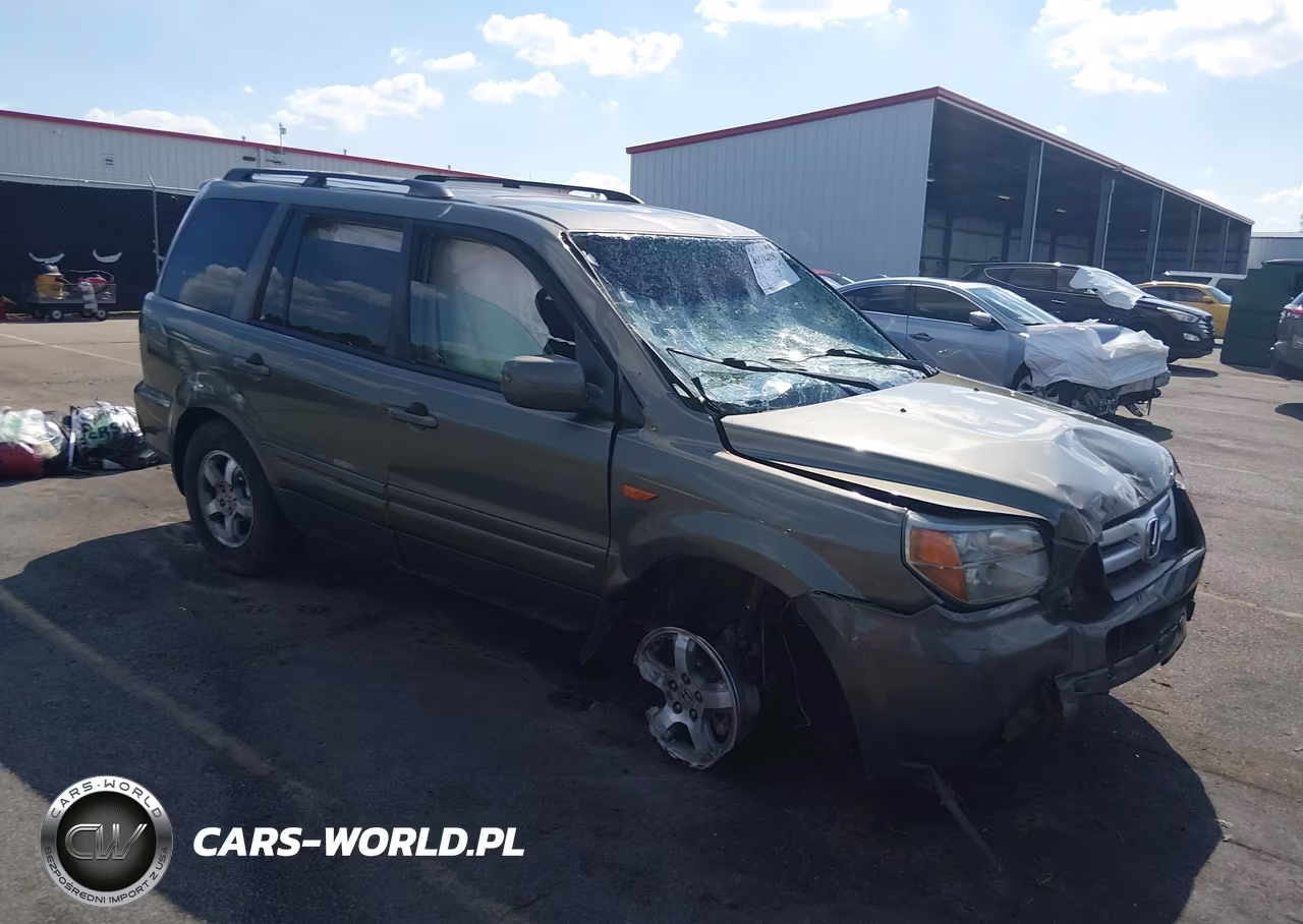 2007 Honda Pilot Ex-L VIN:5FNYF28577B022151 - 1