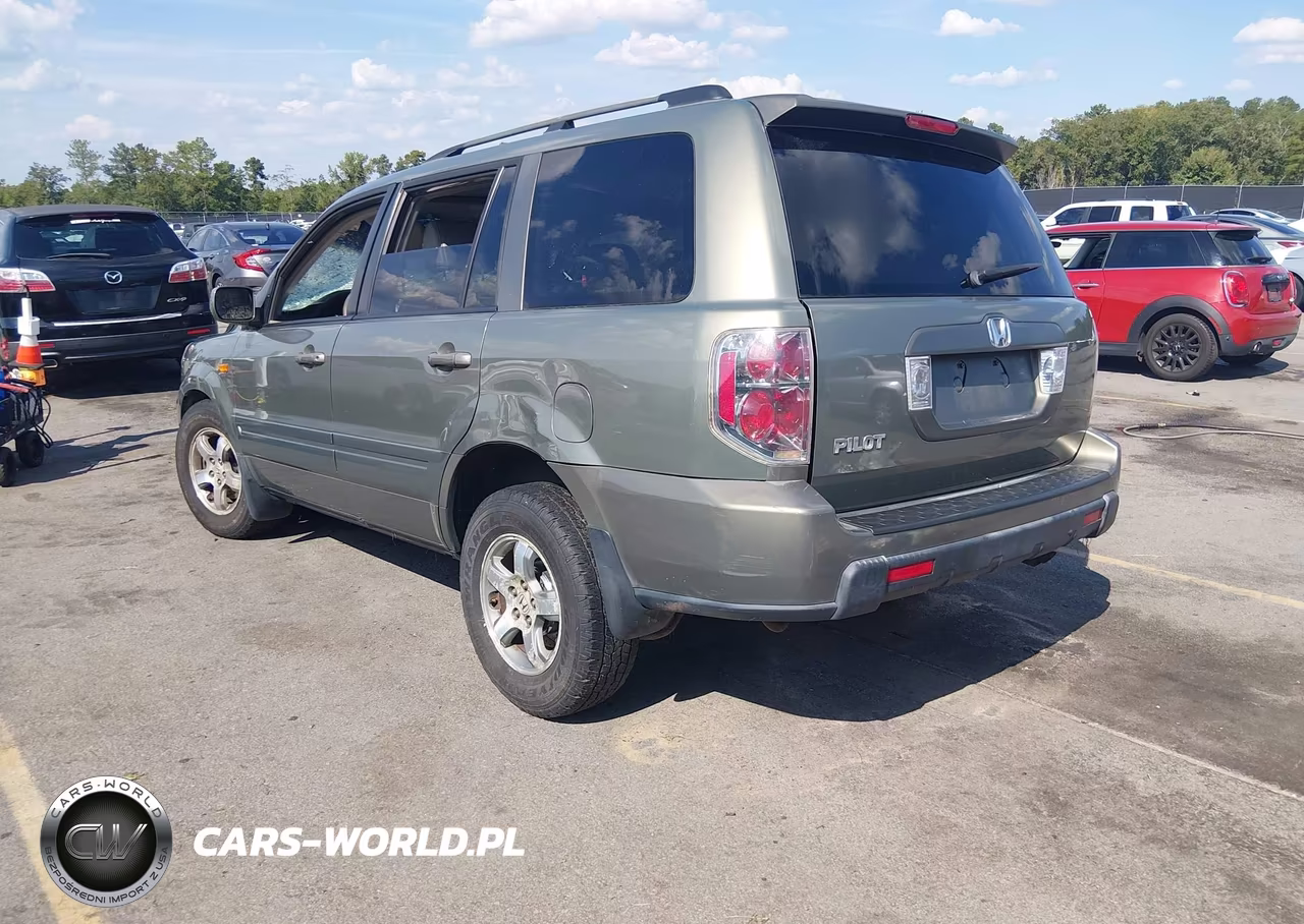 2007 Honda Pilot Ex-L VIN:5FNYF28577B022151 - 3