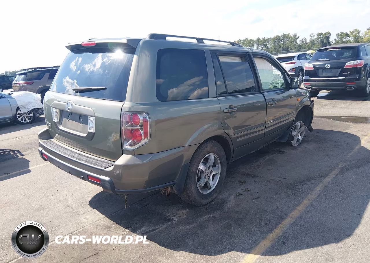 2007 Honda Pilot Ex-L VIN:5FNYF28577B022151 - 4