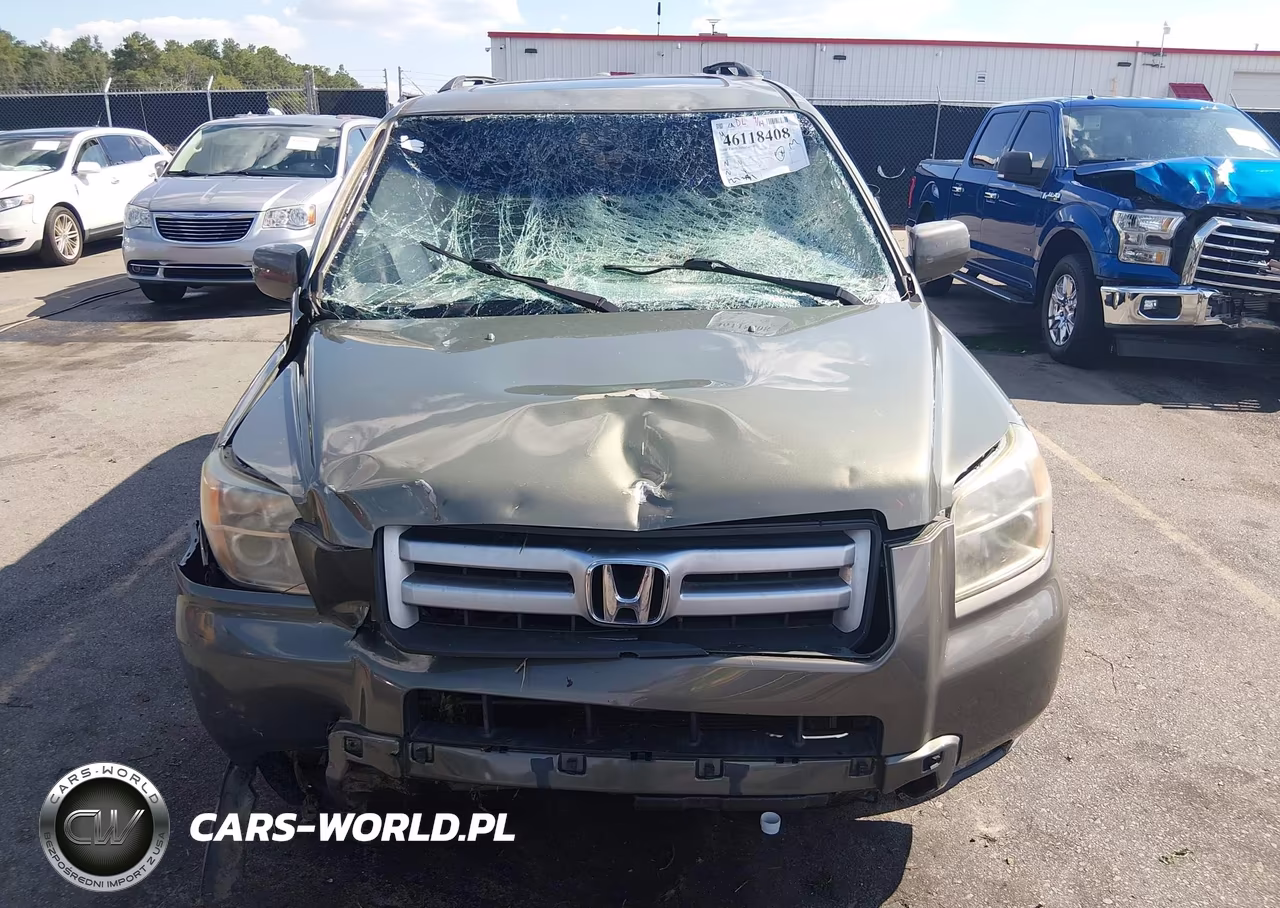 2007 Honda Pilot Ex-L VIN:5FNYF28577B022151 - 6