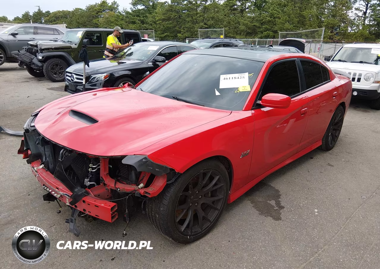 2018 Dodge Charger R-T Scat Pack Rwd VIN:2C3CDXGJ7JH117102 - 2