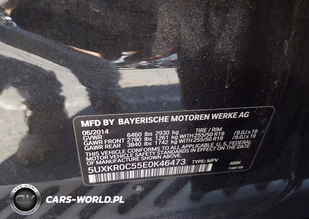 2014 BMW X5 xDrive35I VIN:5UXKR0C55E0K46473 - 9