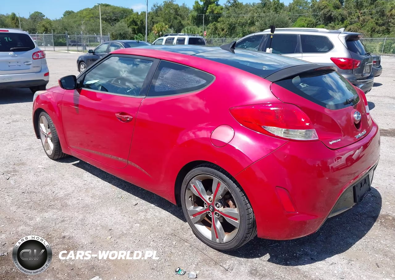 2013 Hyundai Veloster Base W-Gray VIN:KMHTC6AD2DU096572 - 3
