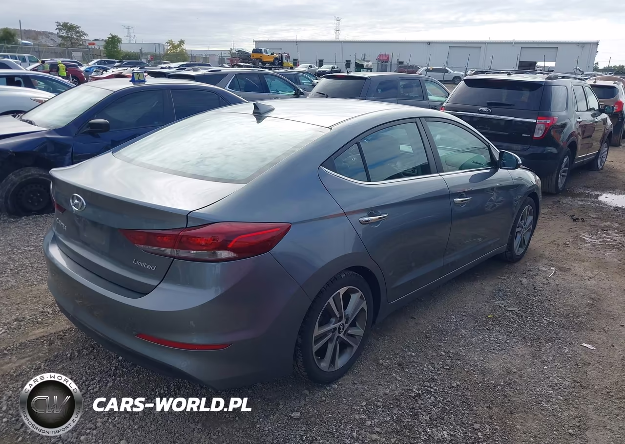 2017 Hyundai Elantra Limited VIN:KMHD84LF8HU065650 - 4