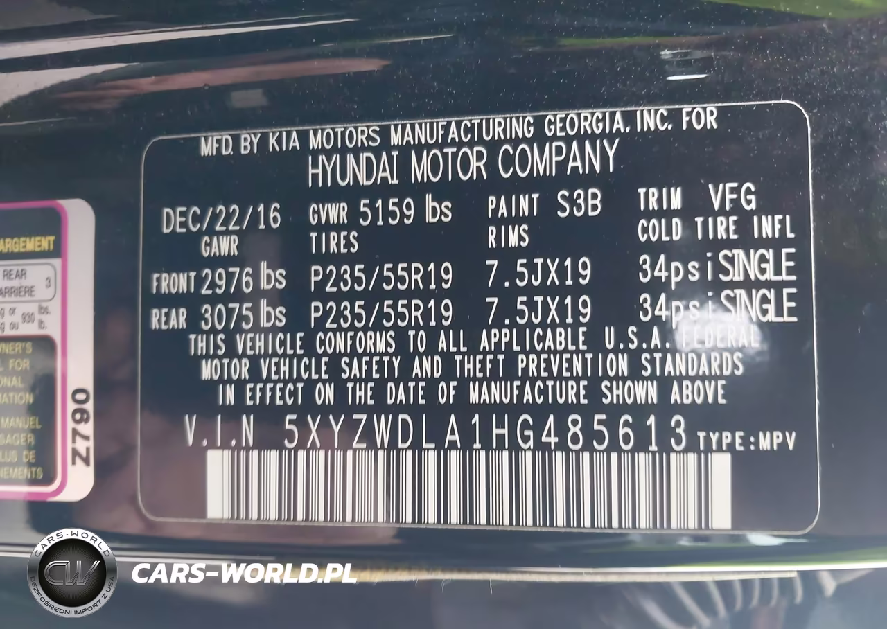 2017 Hyundai Santa Fe Sport 2.0T Ultimate VIN:5XYZWDLA1HG485613 - 9
