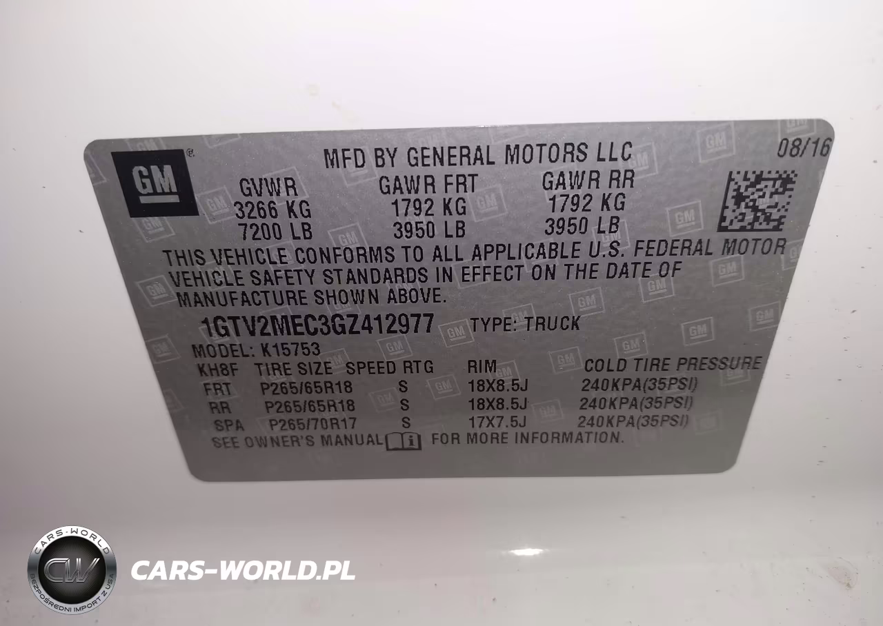 2016 GMC Sierra 1500 Sle VIN:1GTV2MEC3GZ412977 - 9
