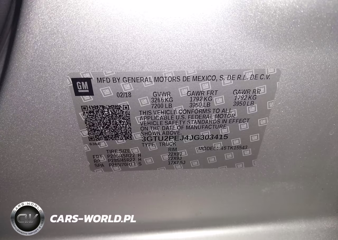 2018 GMC Sierra 1500 Denali VIN:3GTU2PEJ4JG303415 - 9