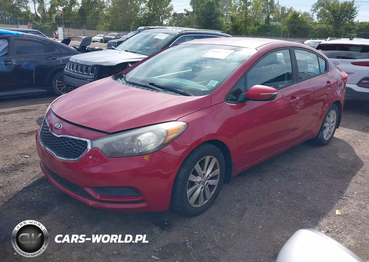 2014 Kia Forte Lx VIN:KNAFX4A68E5087735 - 2