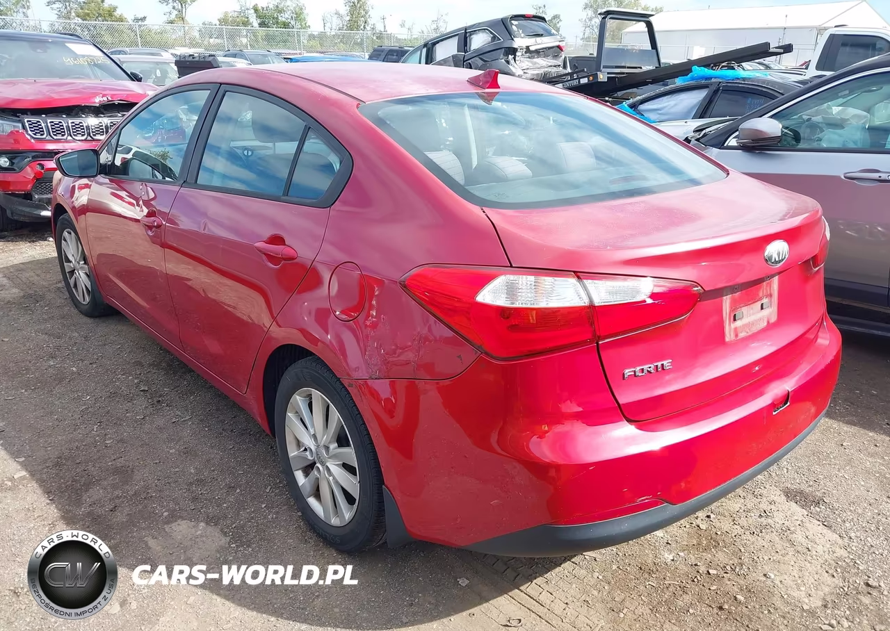 2014 Kia Forte Lx VIN:KNAFX4A68E5087735 - 3