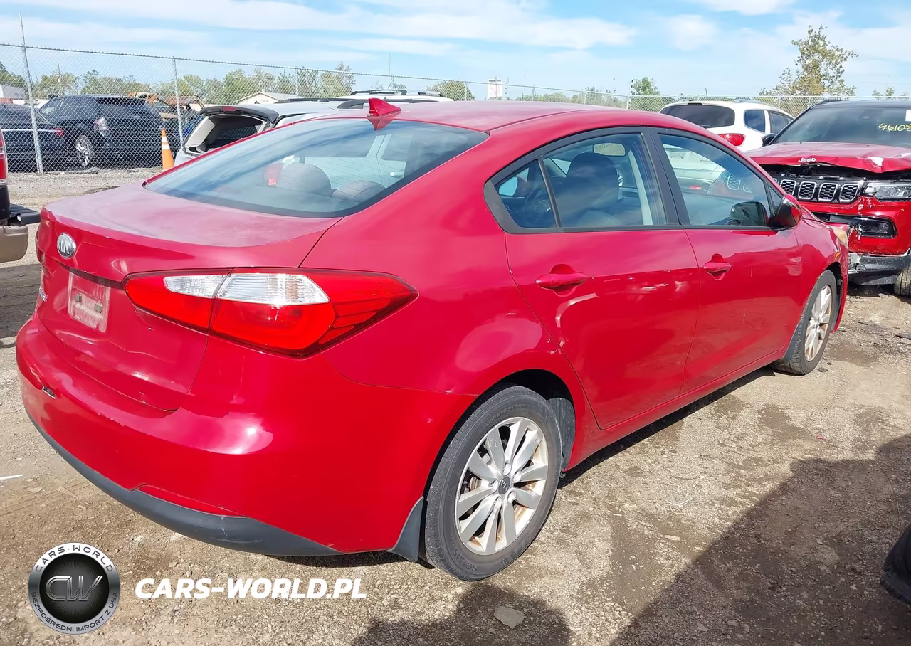 2014 Kia Forte Lx VIN:KNAFX4A68E5087735 - 4