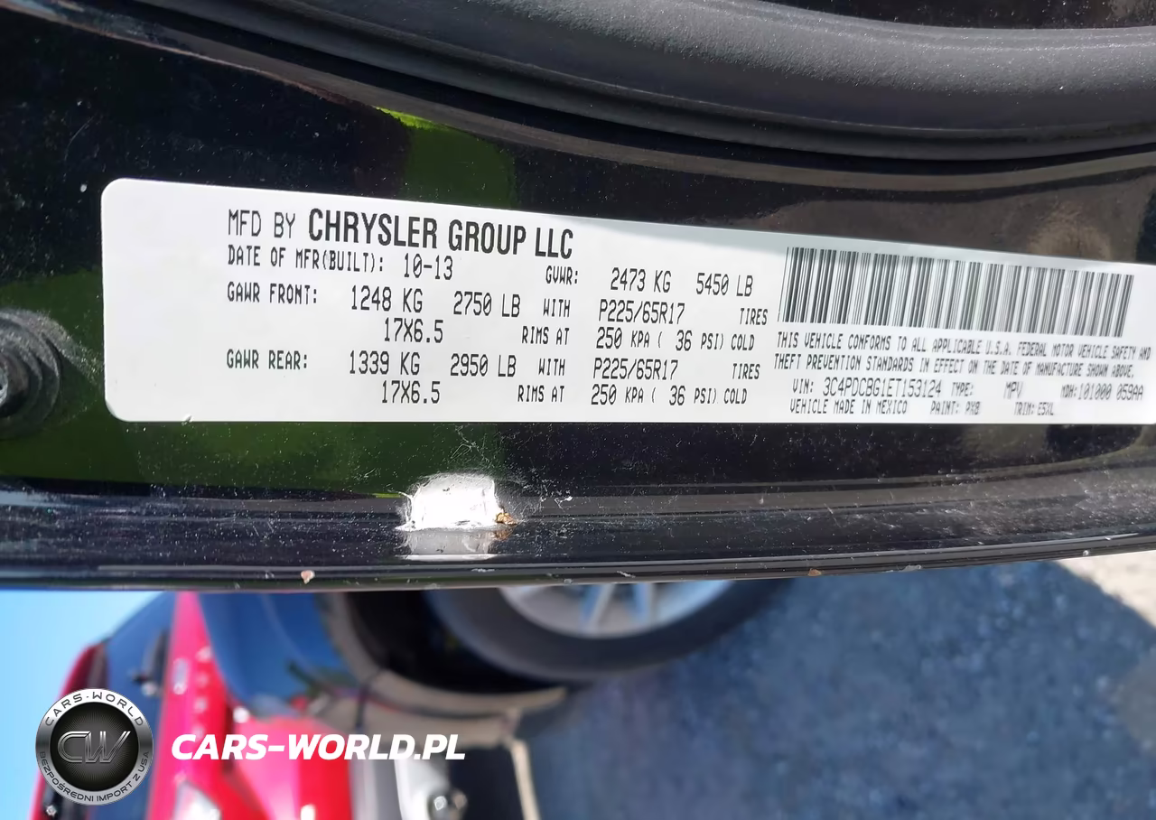 2014 Dodge Journey Sxt VIN:3C4PDCBG1ET153124 - 9
