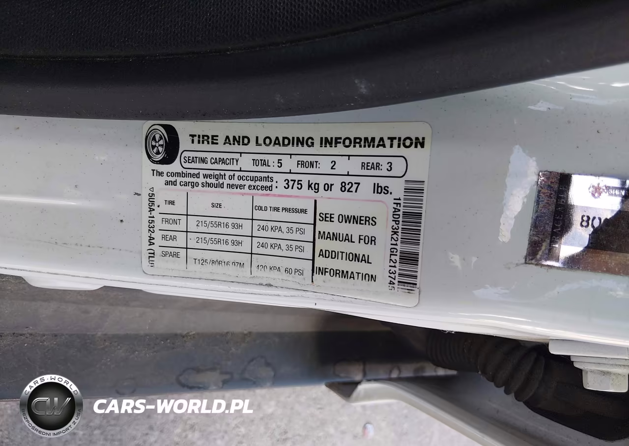 2016 Ford Focus Se VIN:1FADP3K21GL213745 - 9
