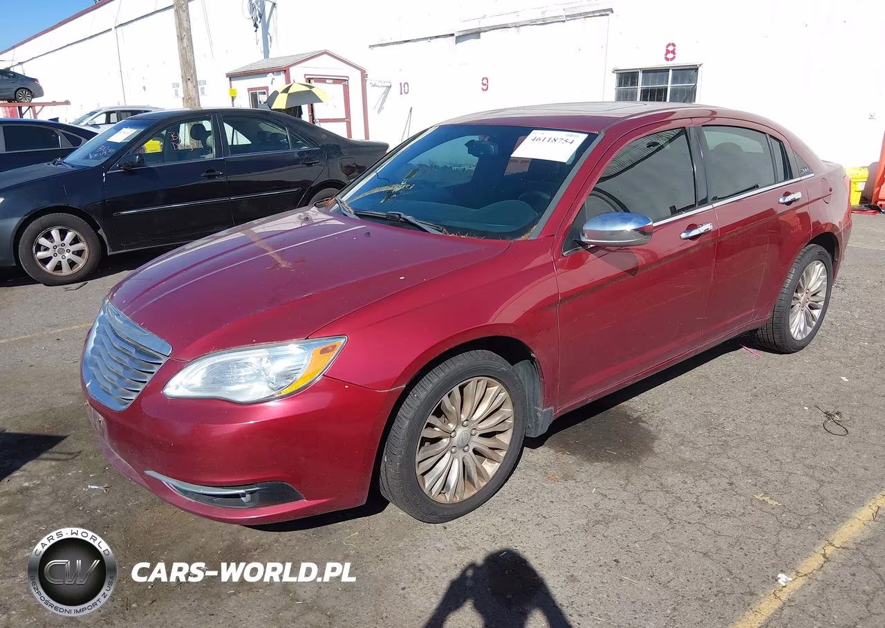 2012 Chrysler 200 Limited VIN:1C3CCBCB6CN166290 - 2