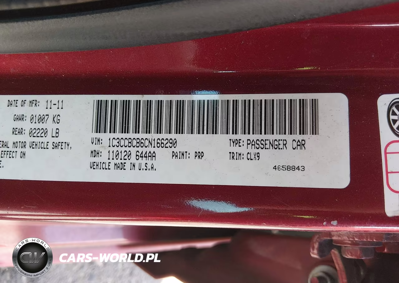 2012 Chrysler 200 Limited VIN:1C3CCBCB6CN166290 - 9