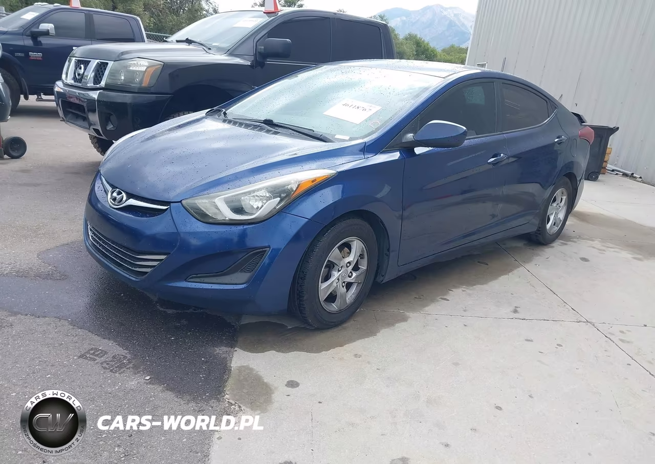 2015 Hyundai Elantra Se VIN:5NPDH4AE7FH638981 - 2