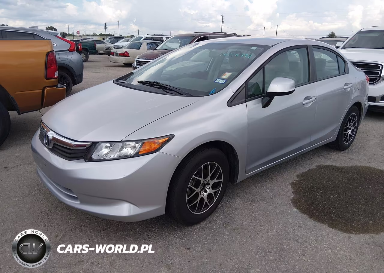 2012 Honda Civic Lx VIN:19XFB2F55CE024129 - 2