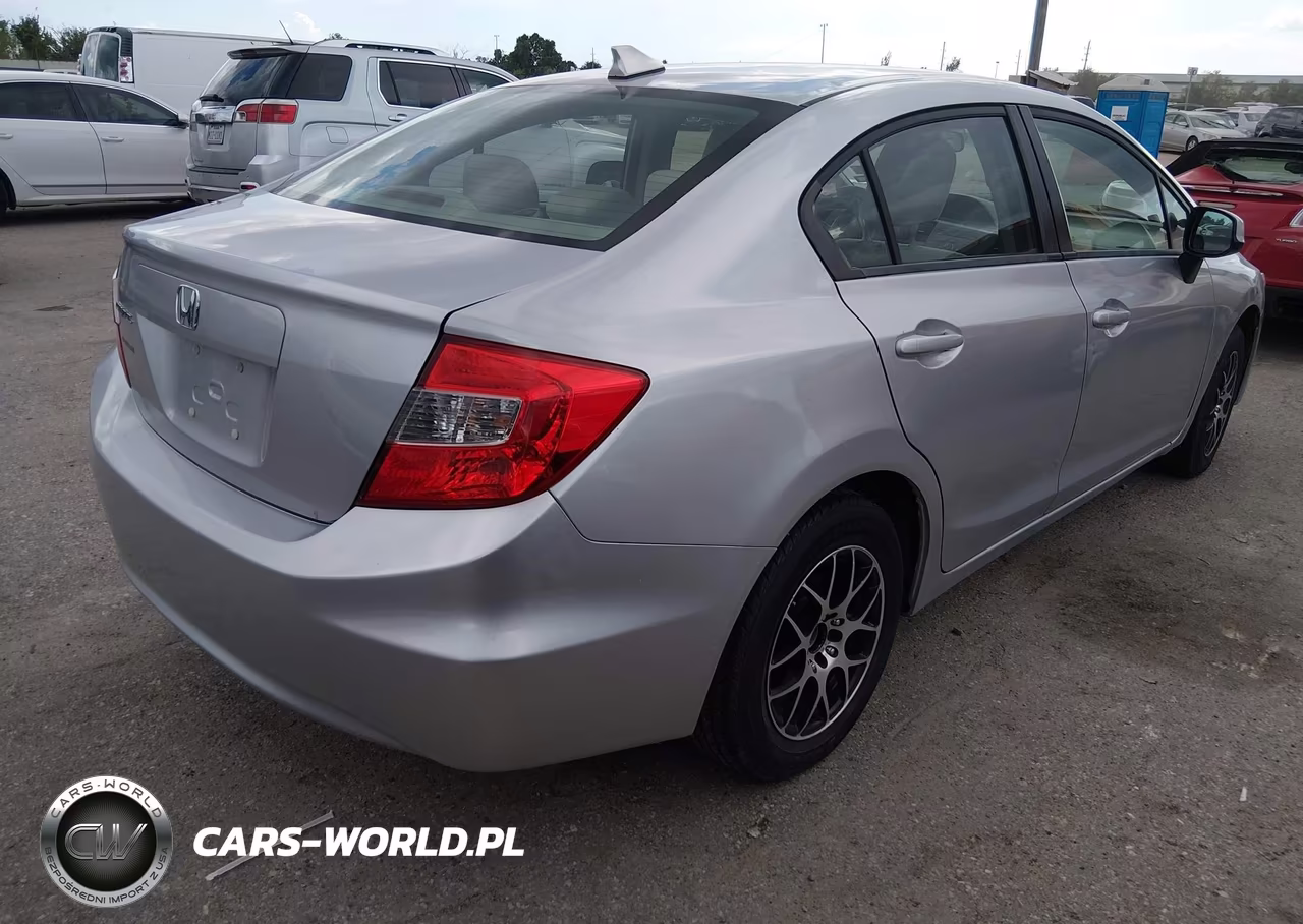 2012 Honda Civic Lx VIN:19XFB2F55CE024129 - 4