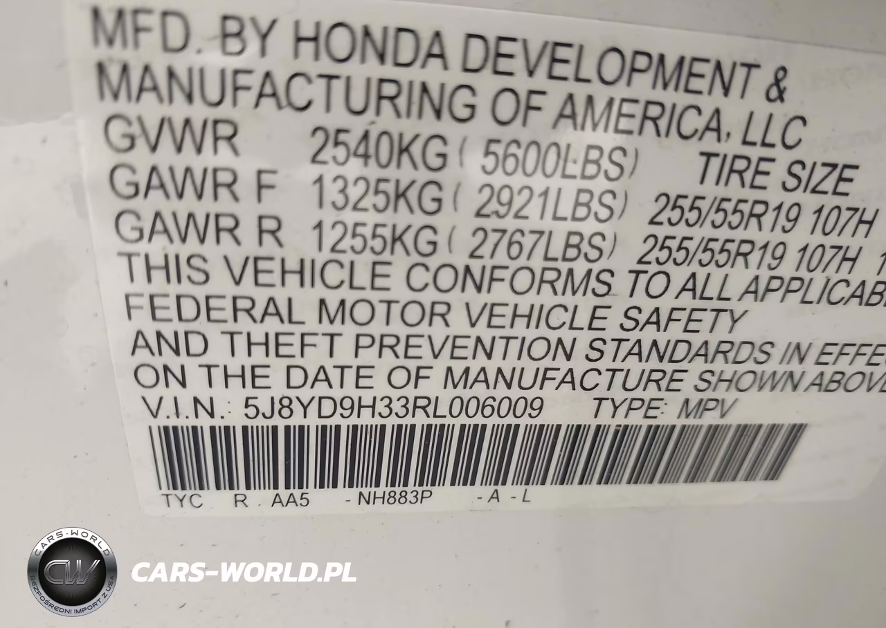 2024 Acura Mdx Standard VIN:5J8YD9H33RL006009 - 9