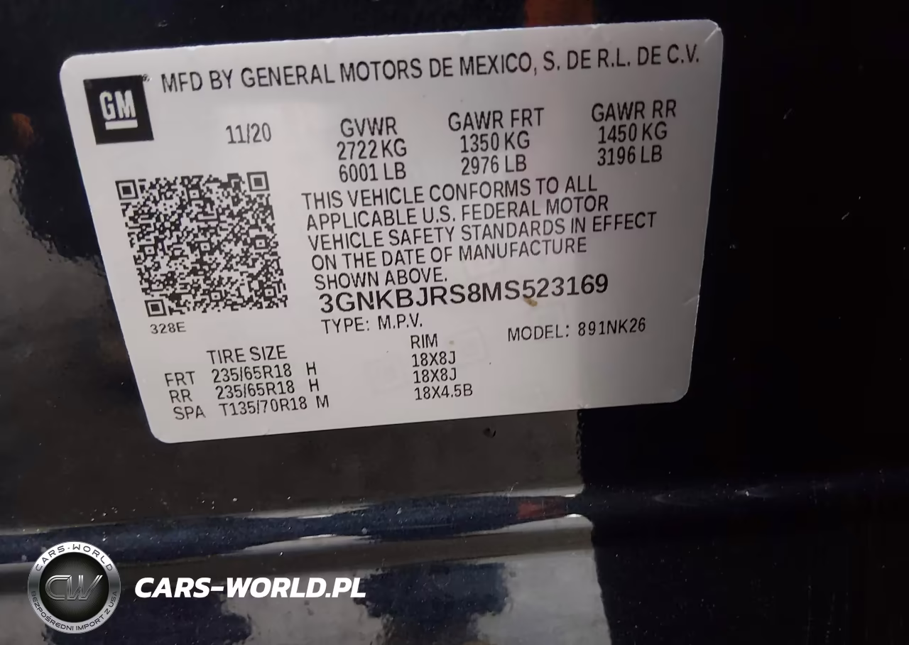 2021 Chevrolet Blazer Awd 3Lt VIN:3GNKBJRS8MS523169 - 9