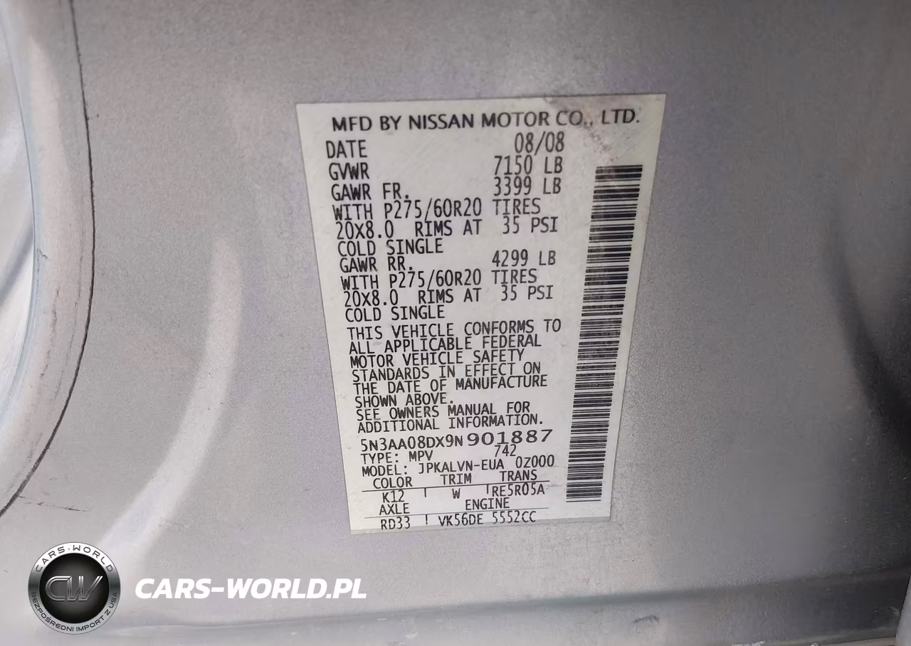2009 Infiniti Qx56 VIN:5N3AA08DX9N901887 - 9