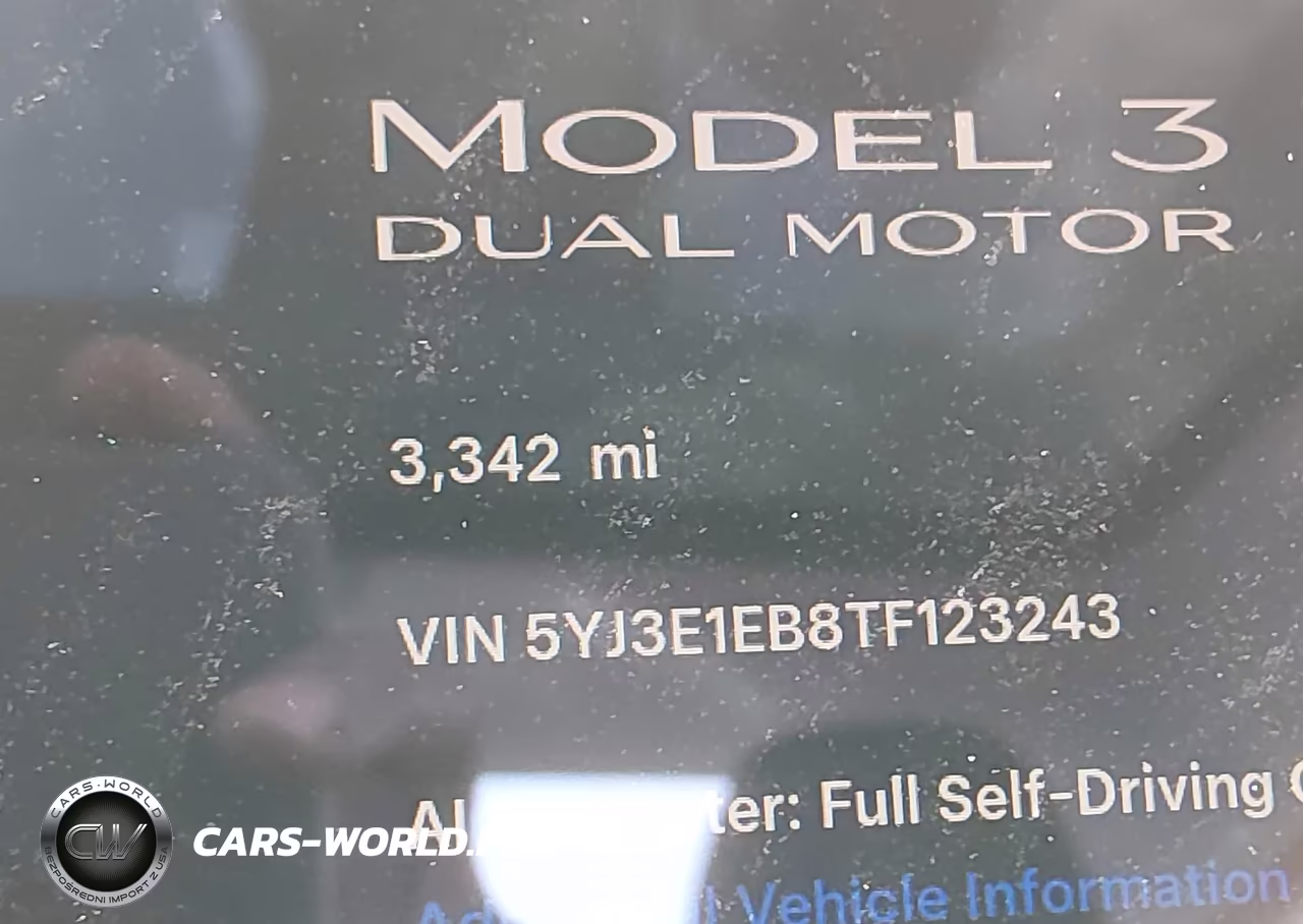 2026 Tesla Model 3 Premium All-Wheel Drive VIN:5YJ3E1EB8TF123243 - 15