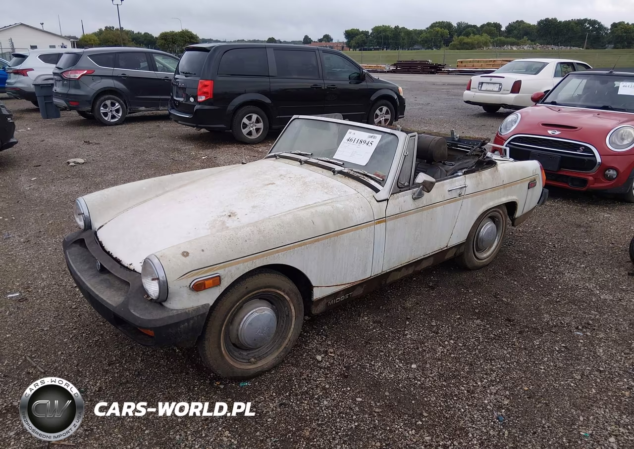 1977 Mg Midget VIN:GAN6UH184713G - 2