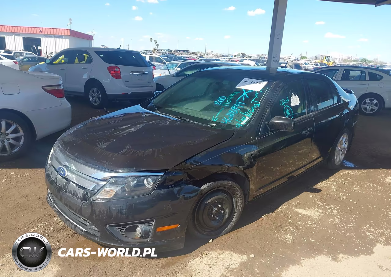 2010 Ford Fusion Se VIN:3FAHP0HA8AR110491 - 2