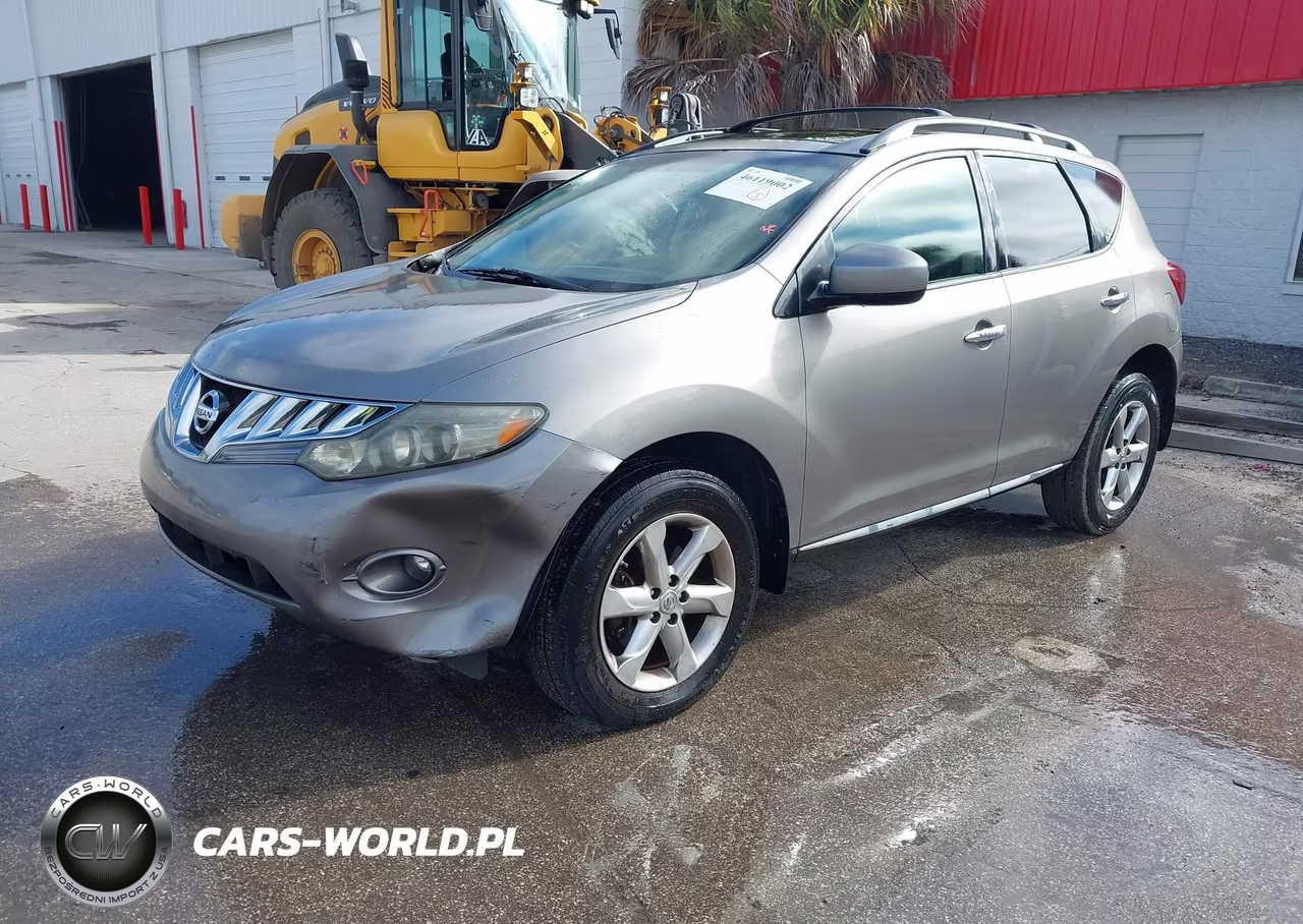 2009 Nissan Murano Sl VIN:JN8AZ18W69W207791 - 2