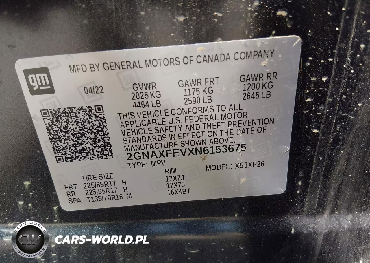 2022 Chevrolet Equinox Fwd 1Fl VIN:2GNAXFEVXN6153675 - 9