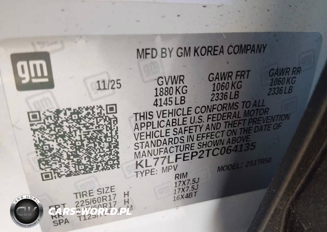 2026 Chevrolet Trax Fwd Ls VIN:KL77LFEP2TC064135 - 9