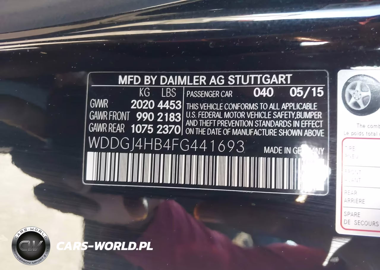 2015 Mercedes-Benz C 250 VIN:WDDGJ4HB4FG441693 - 9