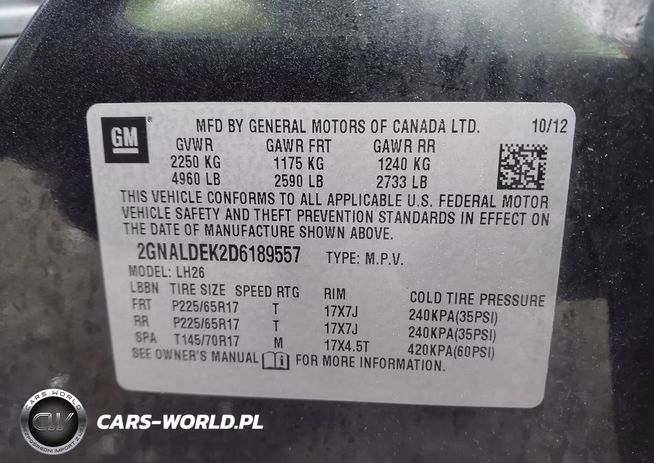 2013 Chevrolet Equinox 1Lt VIN:2GNALDEK2D6189557 - 9