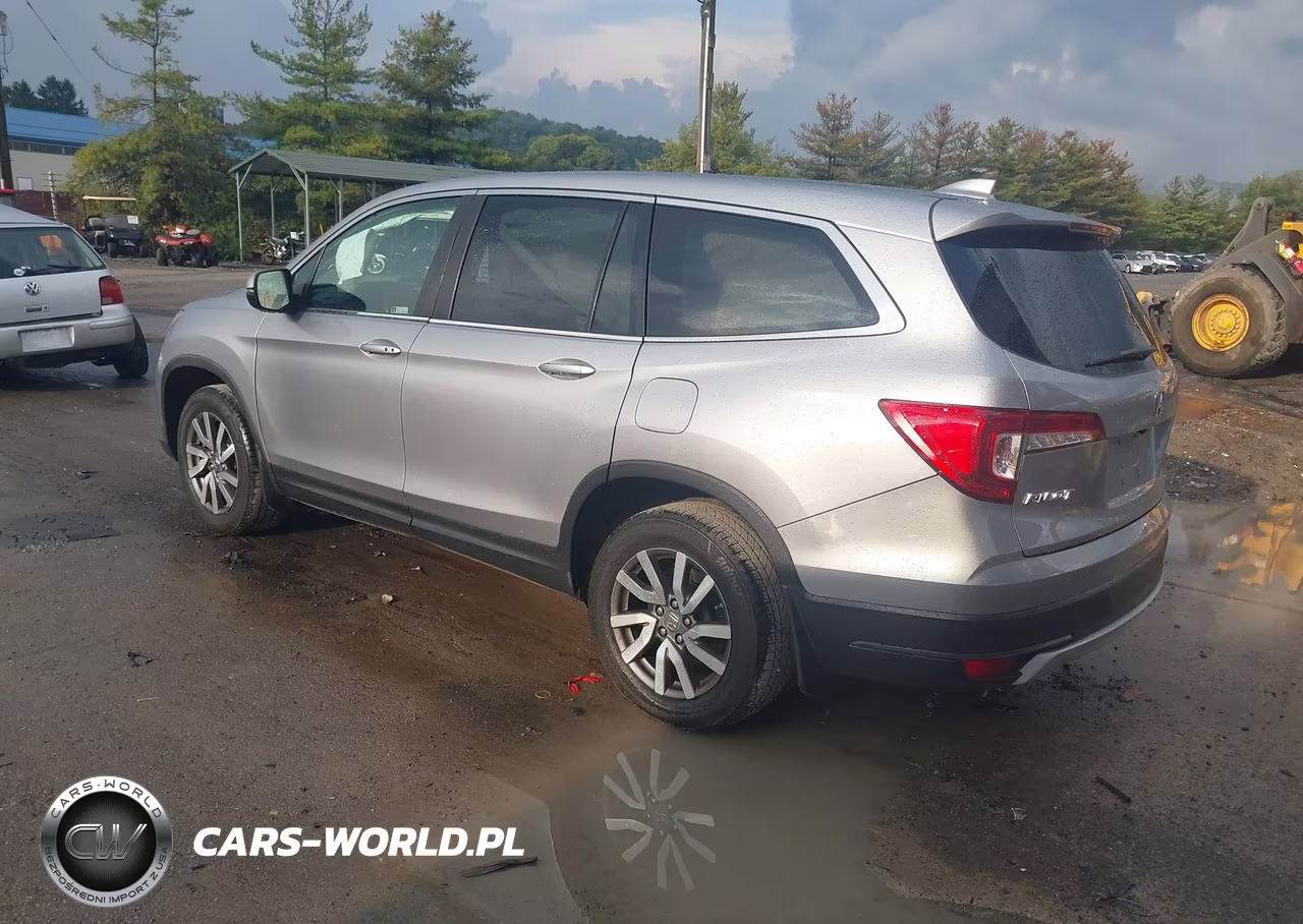 2020 Honda Pilot Awd Ex-L VIN:5FNYF6H53LB043161 - 3