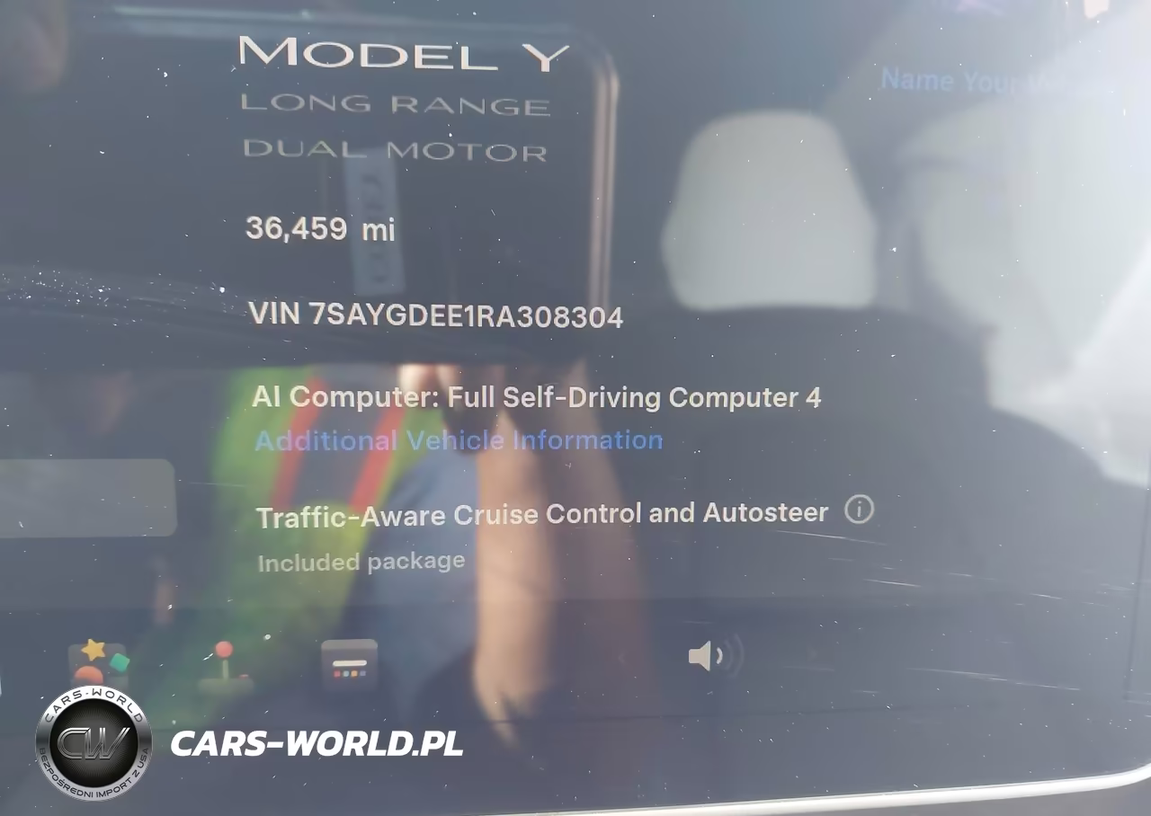 2024 Tesla Model Y Long Range Dual Motor All-Wheel Drive VIN:7SAYGDEE1RA308304 - 7