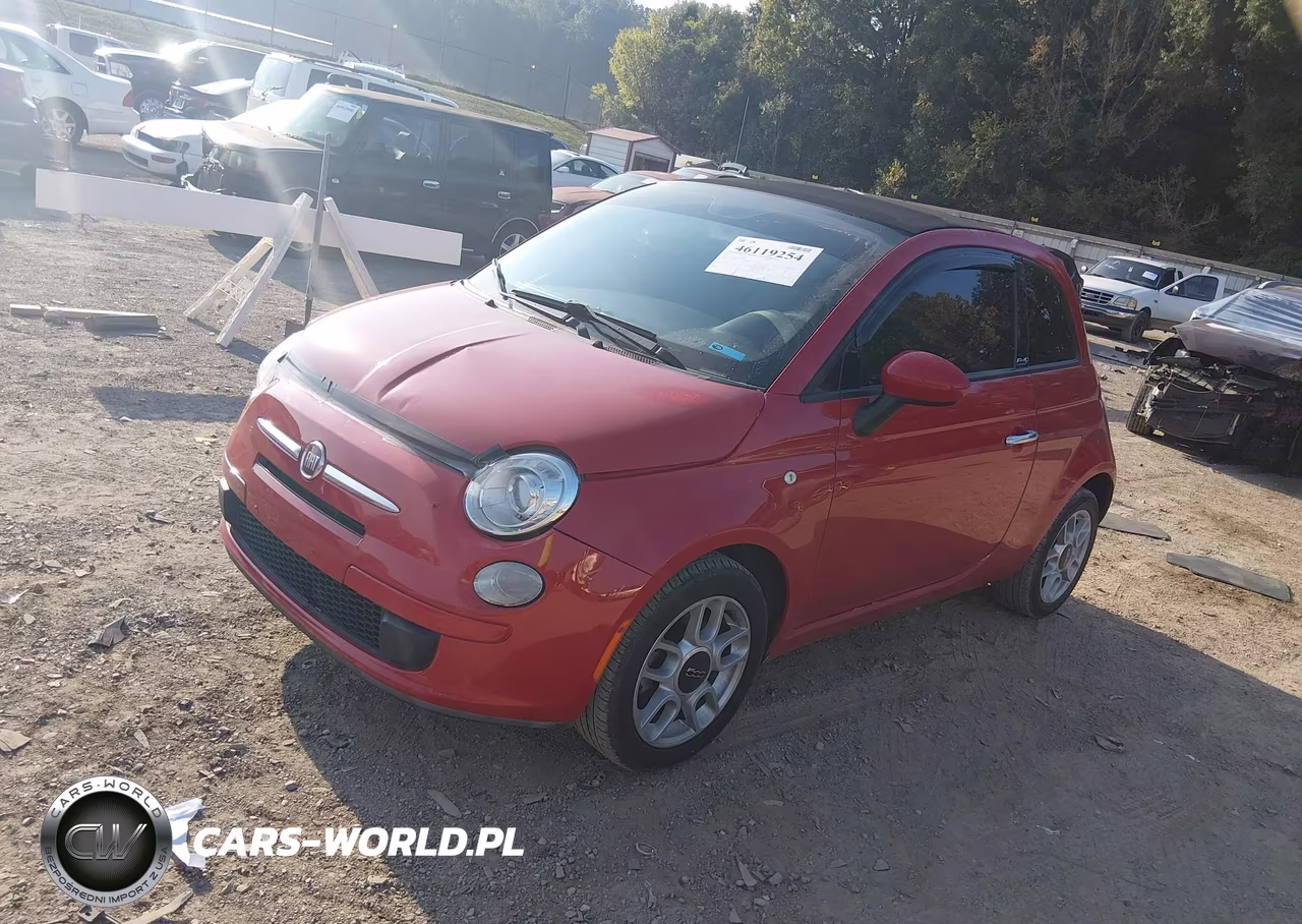 2013 Fiat 500C Pop VIN:3C3CFFDR9DT540693 - 2