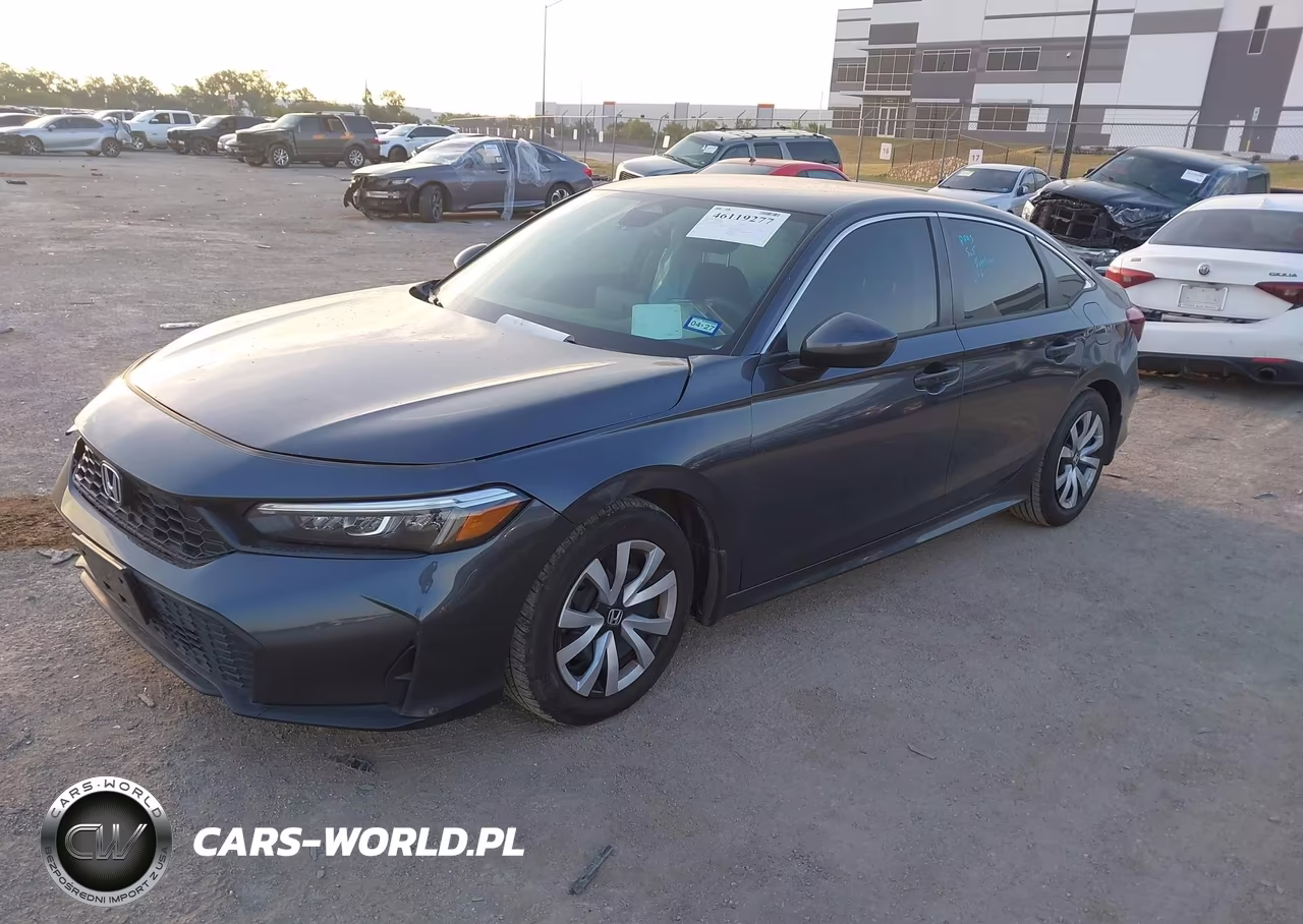 2025 Honda Civic Lx VIN:2HGFE2F26SH592049 - 2
