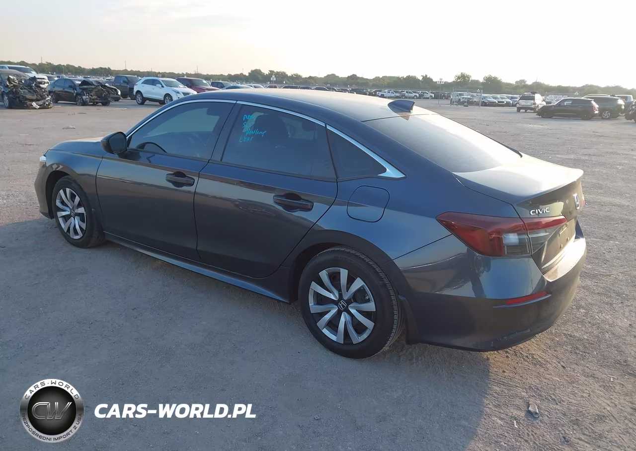 2025 Honda Civic Lx VIN:2HGFE2F26SH592049 - 3