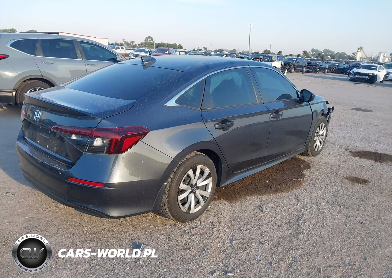 2025 Honda Civic Lx VIN:2HGFE2F26SH592049 - 4