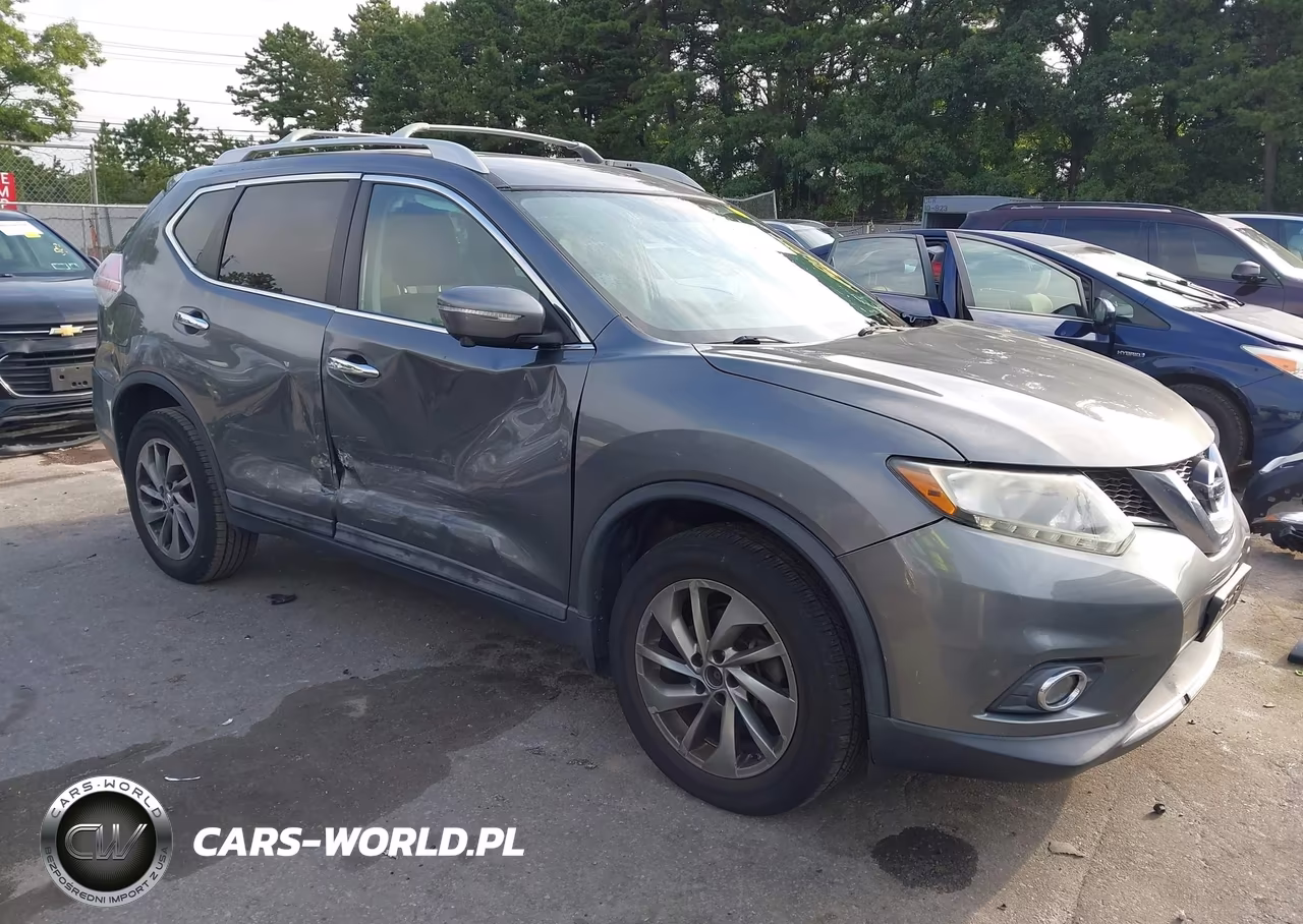 2015 Nissan Rogue Sl VIN:5N1AT2MV9FC815538 - 1