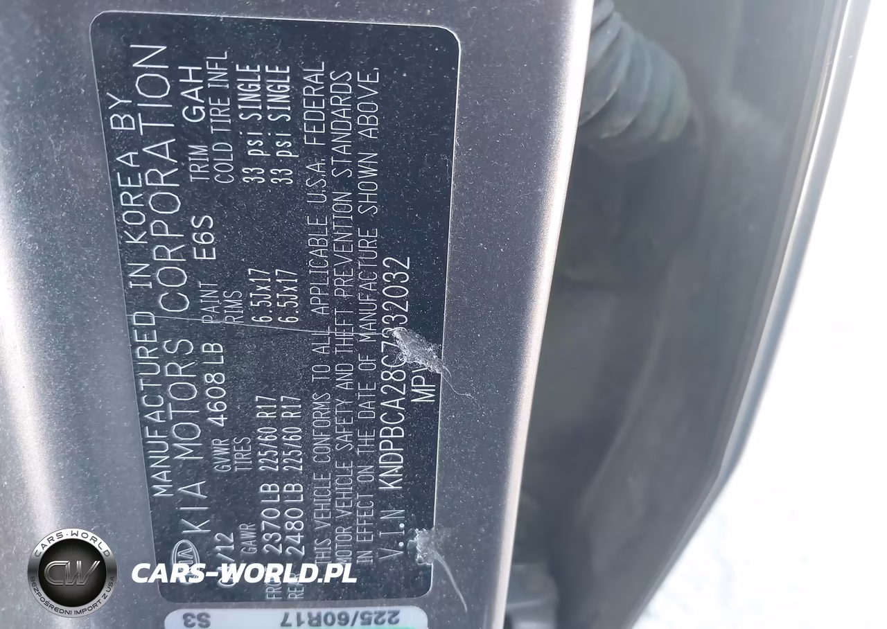 2012 Kia Sportage Lx VIN:KNDPBCA28C7332032 - 9