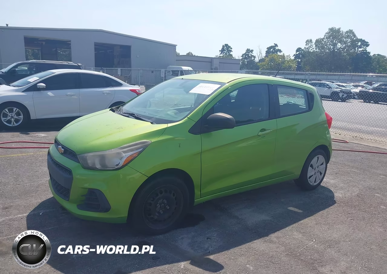 2016 Chevrolet Spark Ls VIN:KL8CB6SA9GC591320 - 2