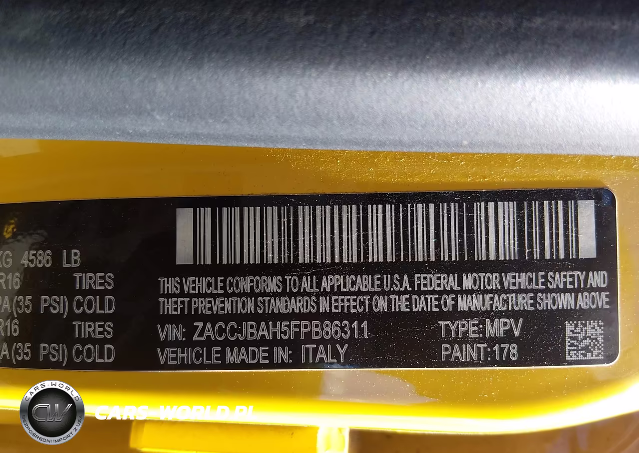 2015 Jeep Renegade Sport VIN:ZACCJBAH5FPB86311 - 9