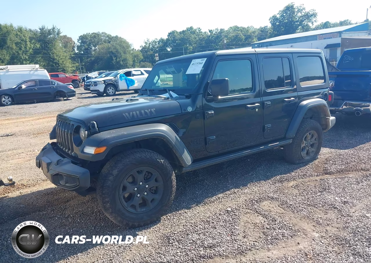 2021 Jeep Wrangler Unlimited Willys 4X4 VIN:1C4HJXDN6MW546450 - 2